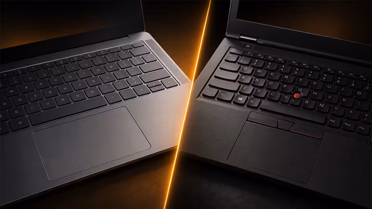 IdeaPad vs ThinkPad keyboard