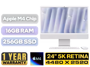 apple-imac-24-m4-24-5k-16gb-256gb-silver - Image 1