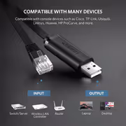 UGREEN 1.5m USB to RJ45 Console Cable - image 5