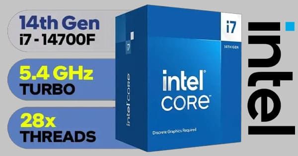 Intel 14th Gen Core i7 14700F Processor - Buy High