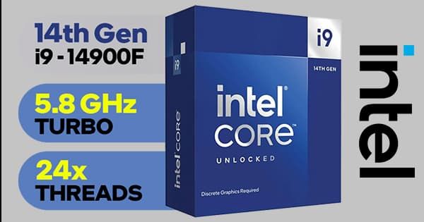 Intel 14th Gen Core i9 14900F Processor - Unleash Performance Intel 14th Gen Core i9 14900F Processor - Unleash Performance