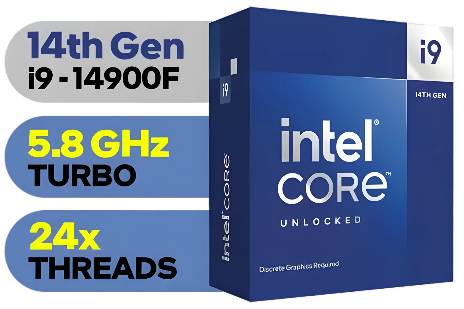 Intel 14th Gen Core i9 14900F Processor - Unleash Performance