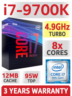 Intel 9th Gen Core i7-9700K