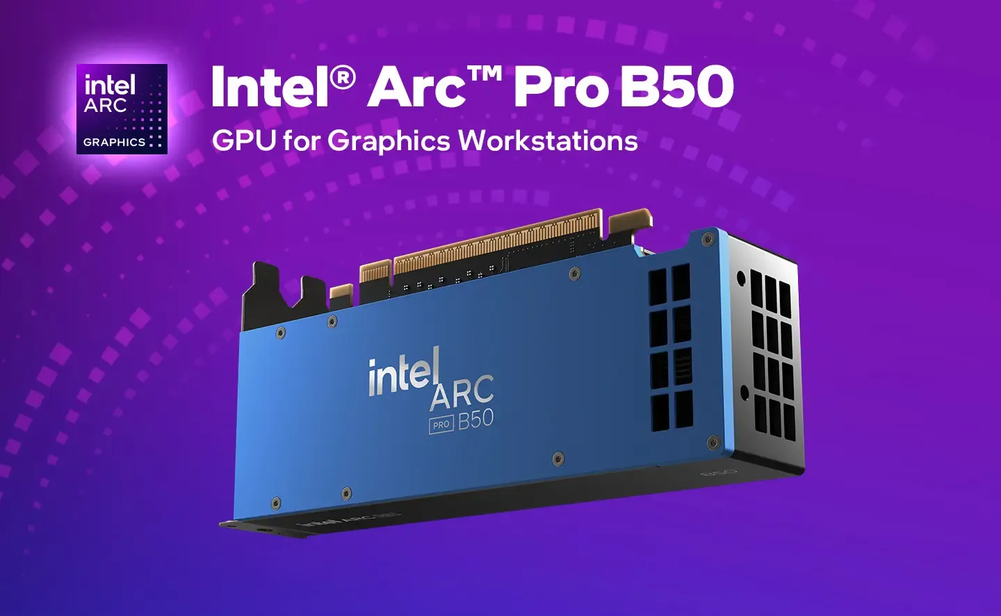 Intel Arc Pro B50 16GB Workstation GPU — PCIe 5.0, 2600MHz | Evetech