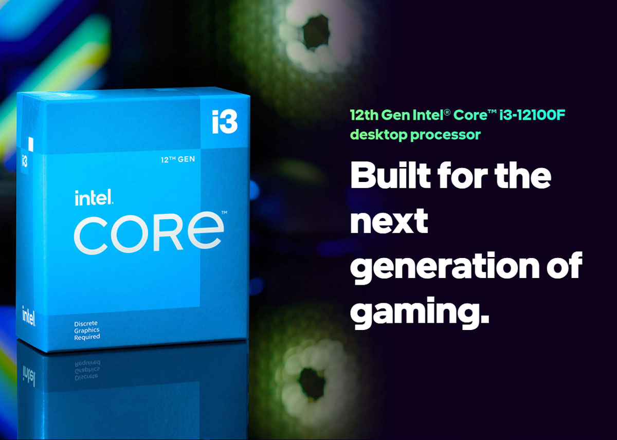 Buy Intel Core i3 12100F Processor - High Performance for Gaming