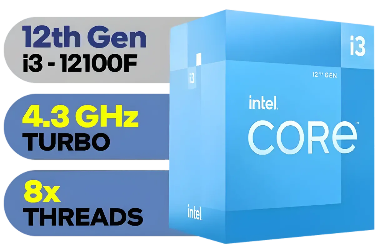 Buy Intel Core i3 12100F Processor - High Performance for Gaming
