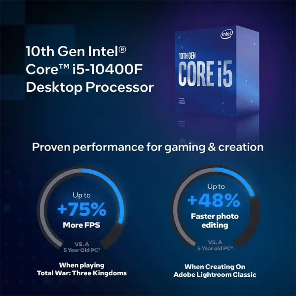 Intel Core i5 10400F Processor - Powerful 6-Core Performance | Evetech
