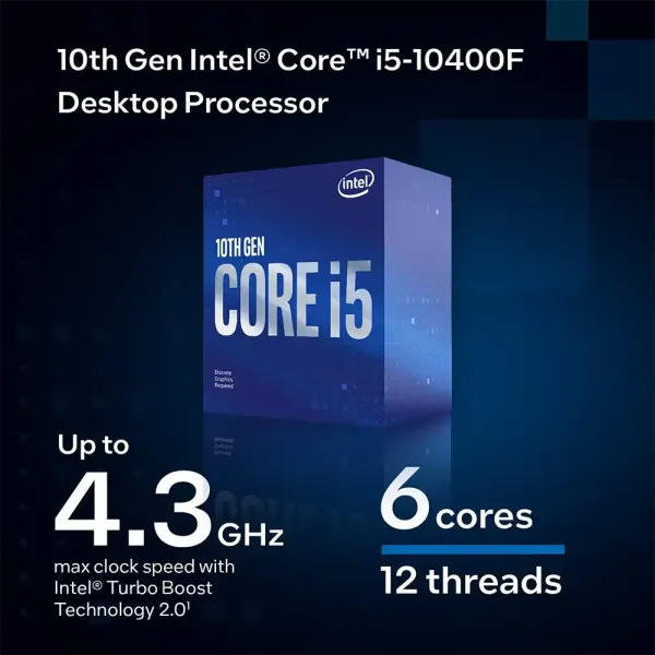 Intel Core i5 10400F Processor - Powerful 6-Core Performance | Evetech