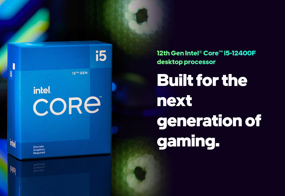 Intel Core i5 12400F Processor - High Performance CPU for Gaming