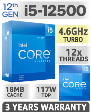 Core i5 12500 PRO B660M-E D4 16GB RGB 3600MHz Upgrade Kit | Evetech