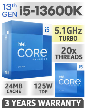 Core i5 13600K MPG Z790 Edge WIFI 32GB DDR5 4800MHz Upgrade Kit