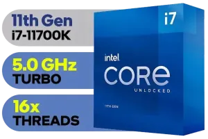 Intel Core i7-11700K 11th Gen 5.0GHz Desktop CPU | Evetech