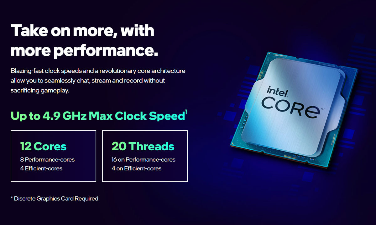 Intel Core i7-12700F Desktop Processor, Up to 4.9GHz | Evetech