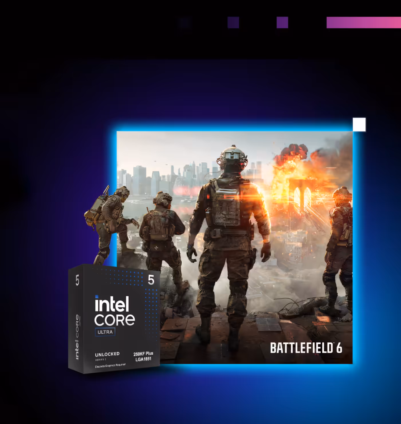Intel® Core™ Ultra 5 250KF Plus processor focus and lag reduction features