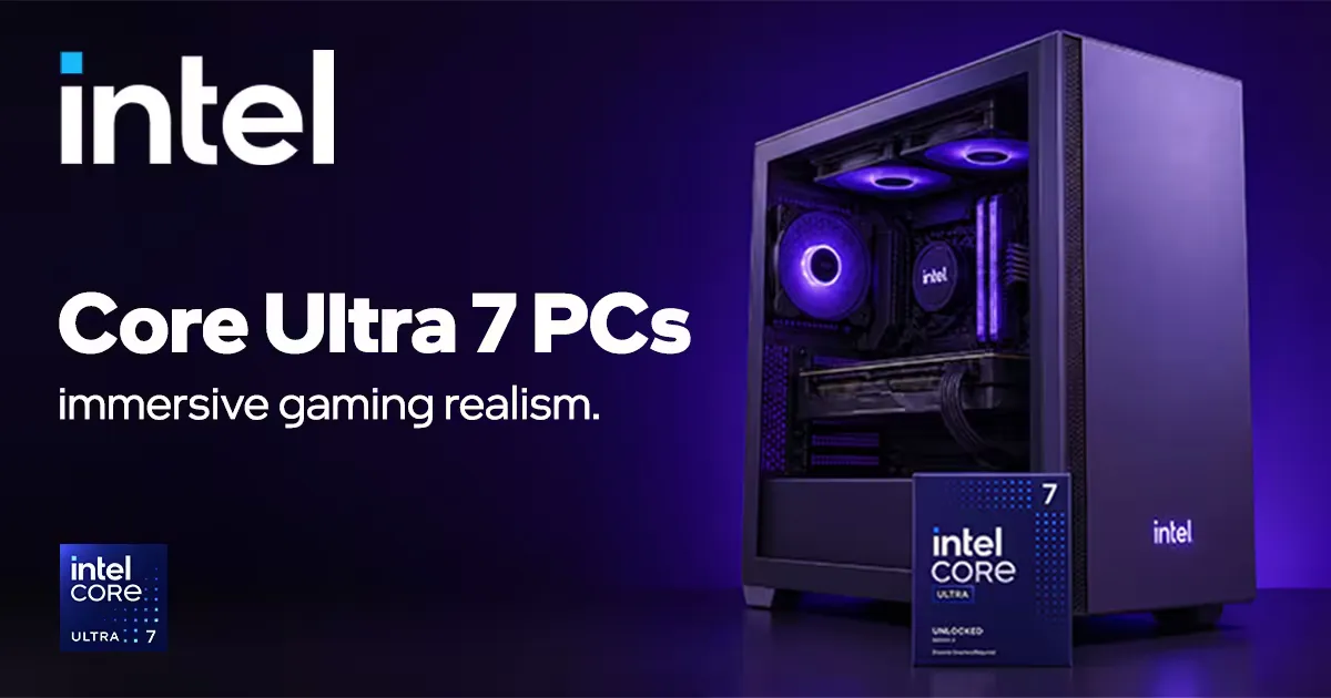 Intel Core Ultra 7 Gaming and Creator PCs | Evetech