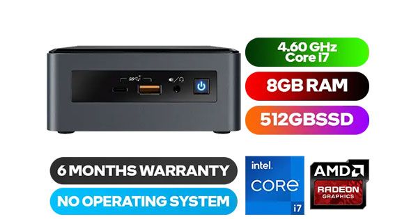 ミニPC Intel NUC11TNKI70Z0 16GB RAM / 512GB SSD Buy Intel NUC NUC8I7INHX i7 Mini PC Kit with 512GB SSD - Open Box