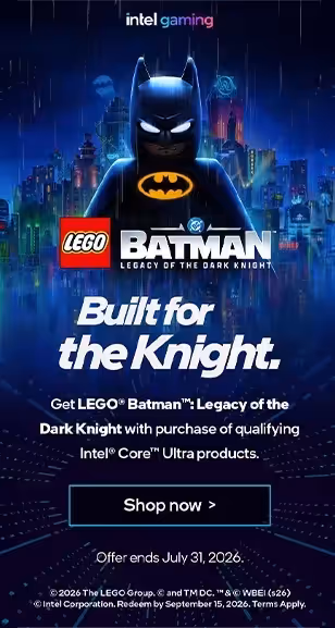 Intel Spring Game Bundle Lego Batman Legacy of the Dark Knight