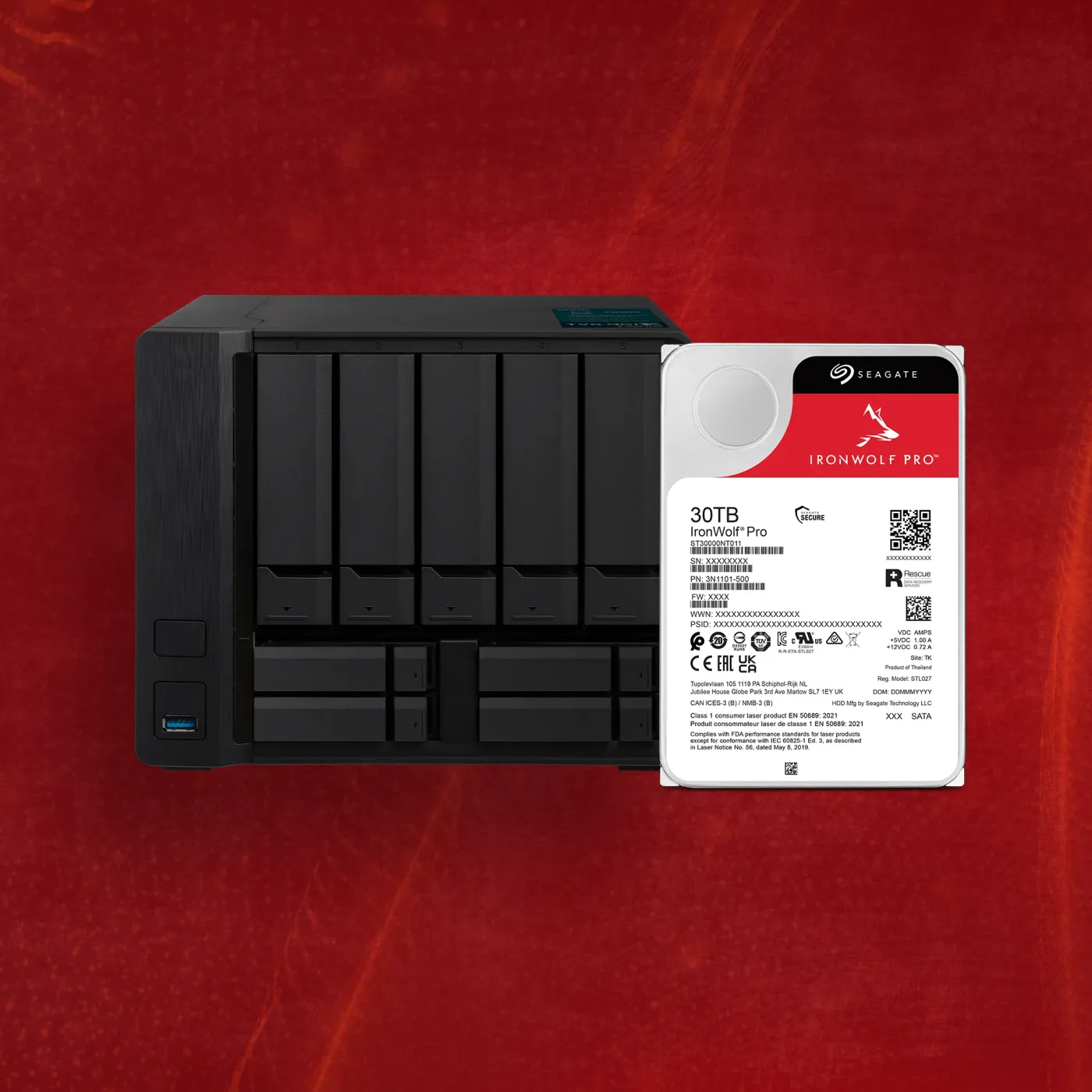 Seagate ST20000NT001 20TB IronWolf Pro NAS Hard Drive | Evetech
