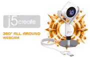 j5Create WC-JVCU360 360° Webcam — FHD 1080p USB - image 1