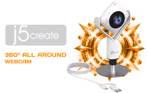 j5create-wc-jvcu360-360-webcam j5create-wc-jvcu360-360-webcam - Image 1