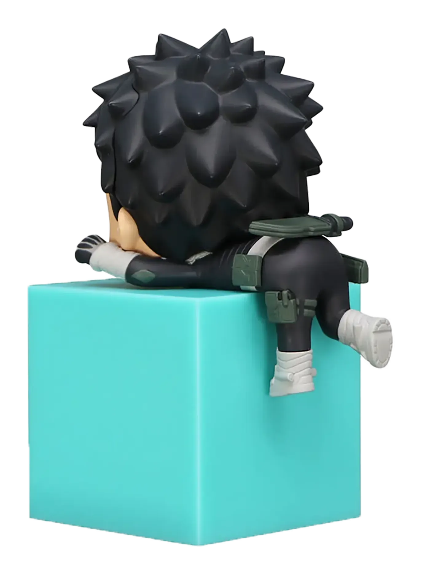 Detail shot of the Kafka Hibino chibi figure highlighting its fixed sculpted pose