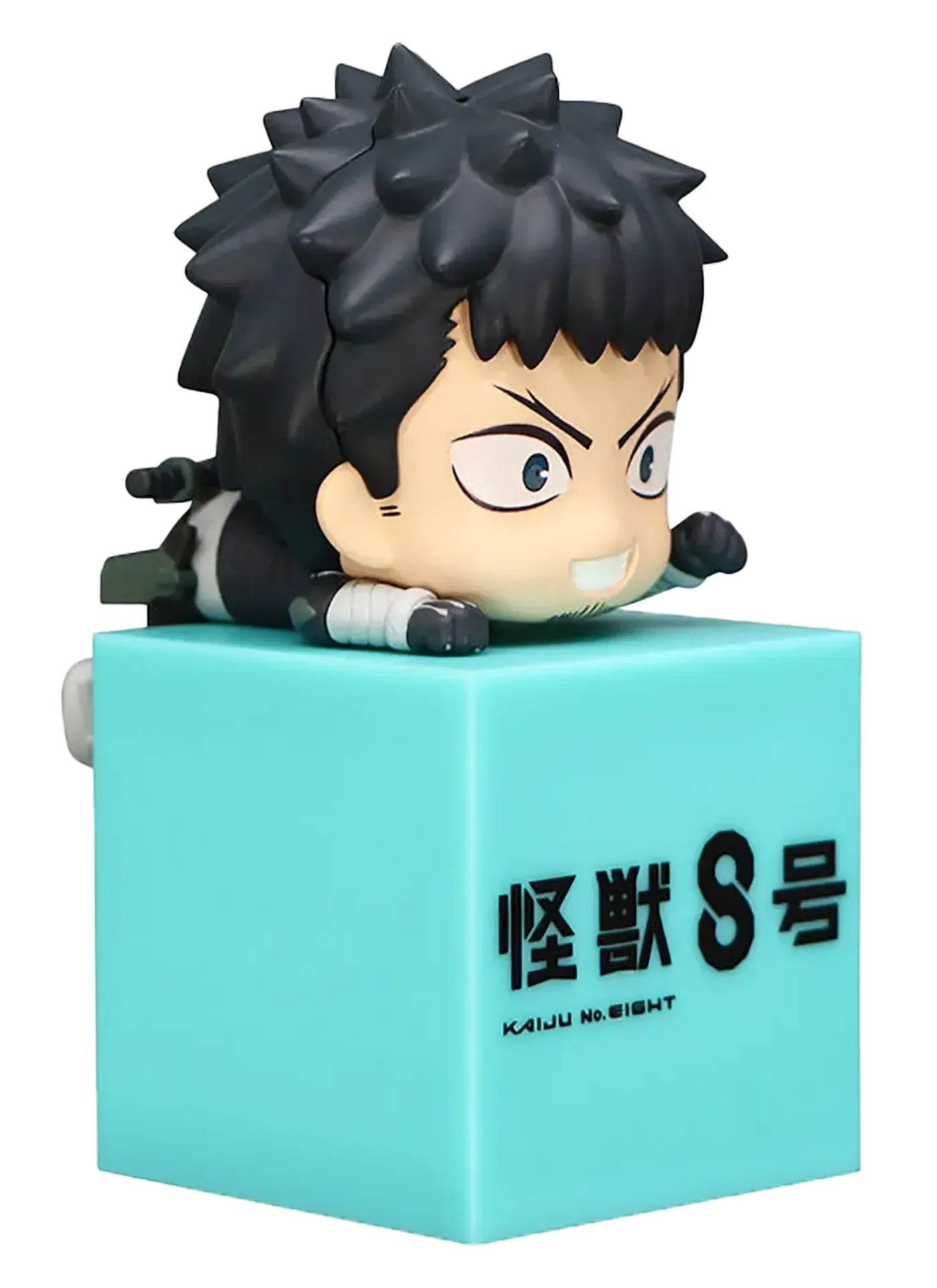 Close detail of the Kafka Hibino chibi collectible showing its exaggerated proportions