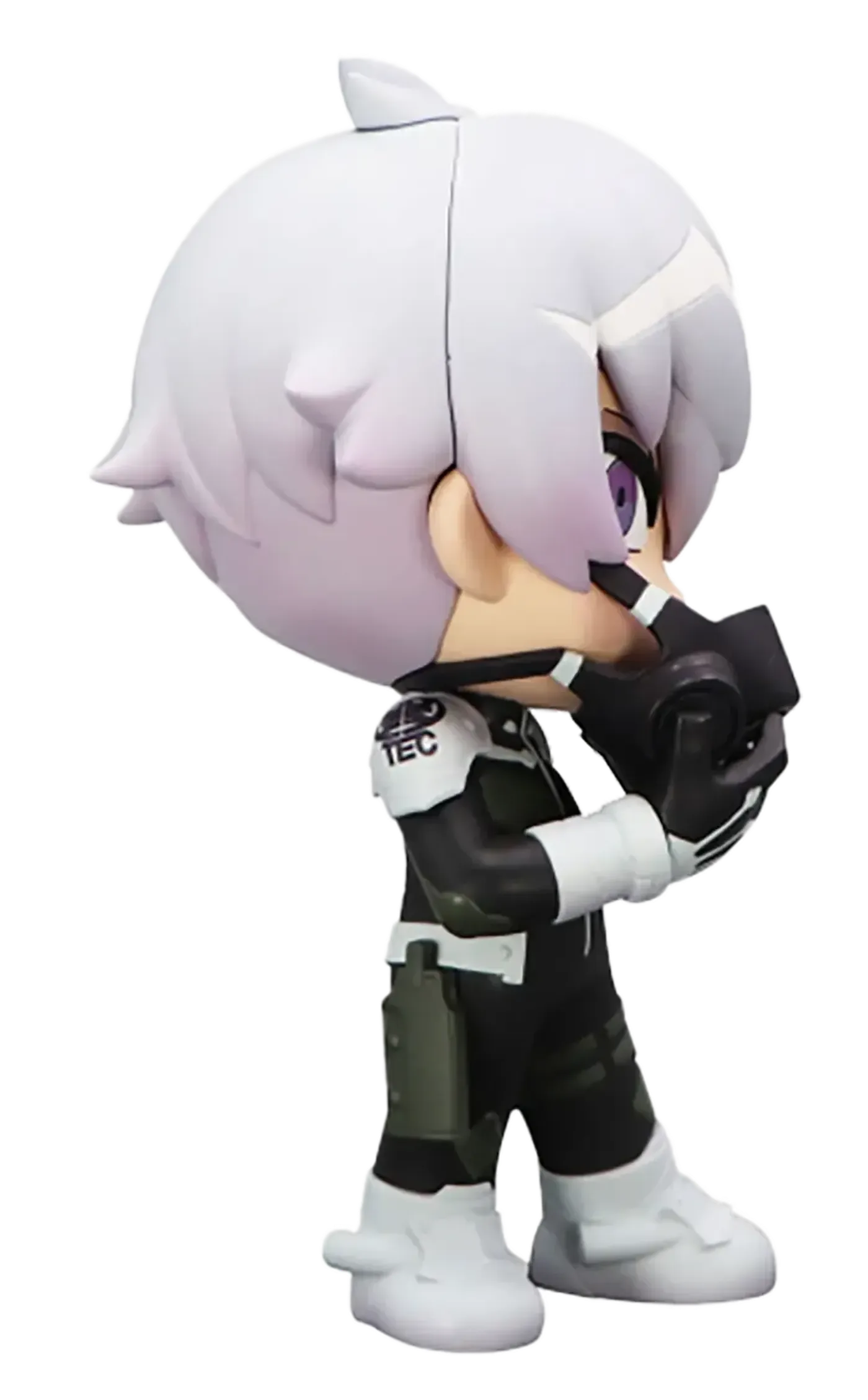 Detailed side view of the Reno Ichikawa TOONIZE figure with his pistol