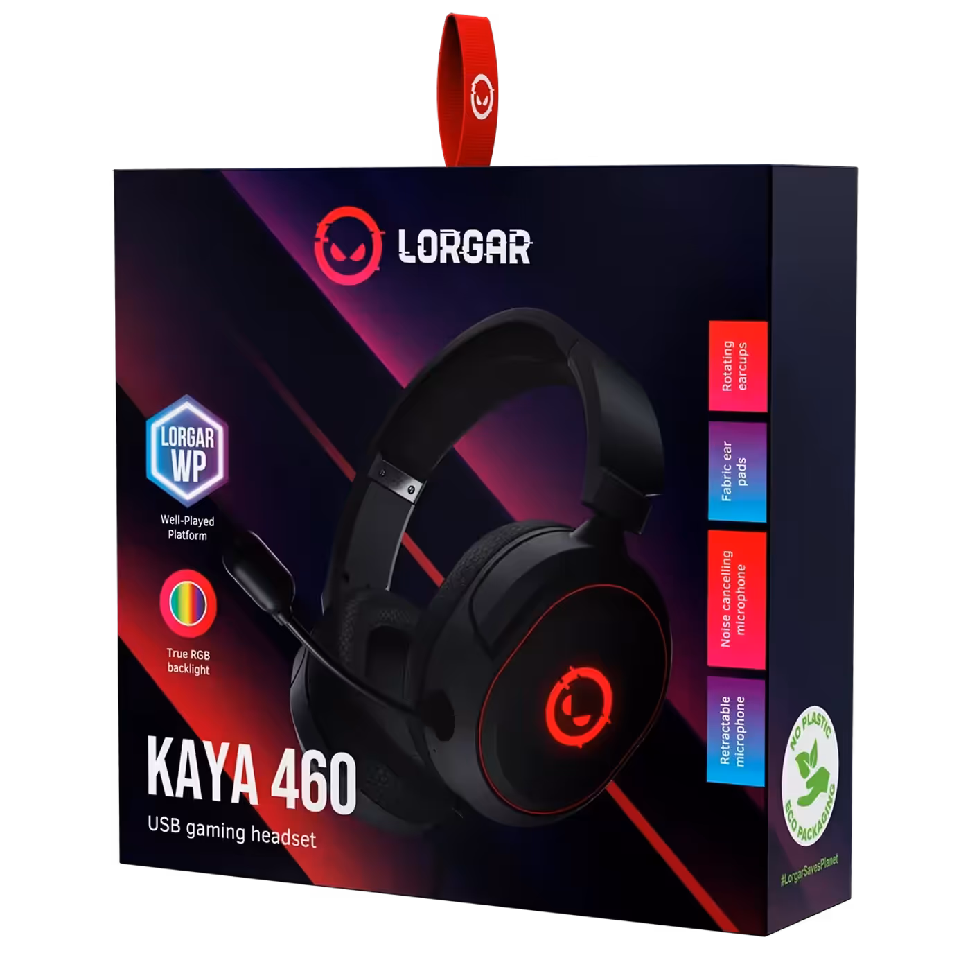 Pro Kaya 460 headset and included branded keychain