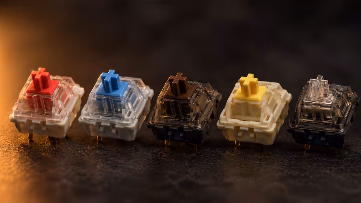Mechanical keyboard switch types