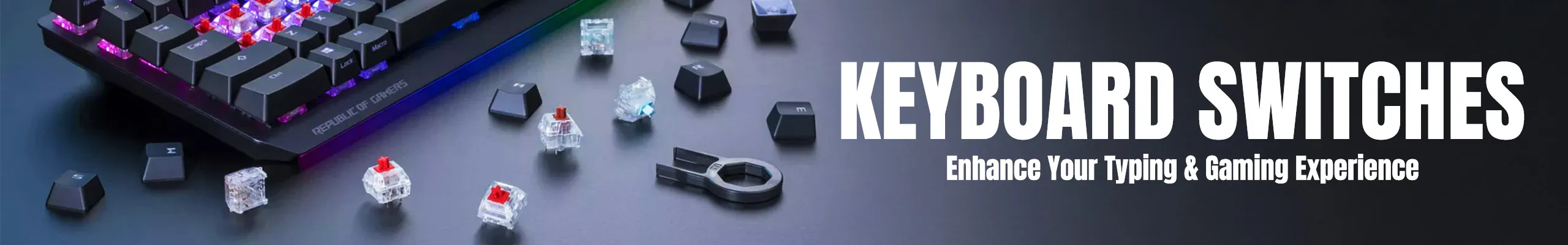 🔑 Top 5 Reasons to Choose Mechanical Keyboard Switches for Gaming & Typing 🎮⌨️