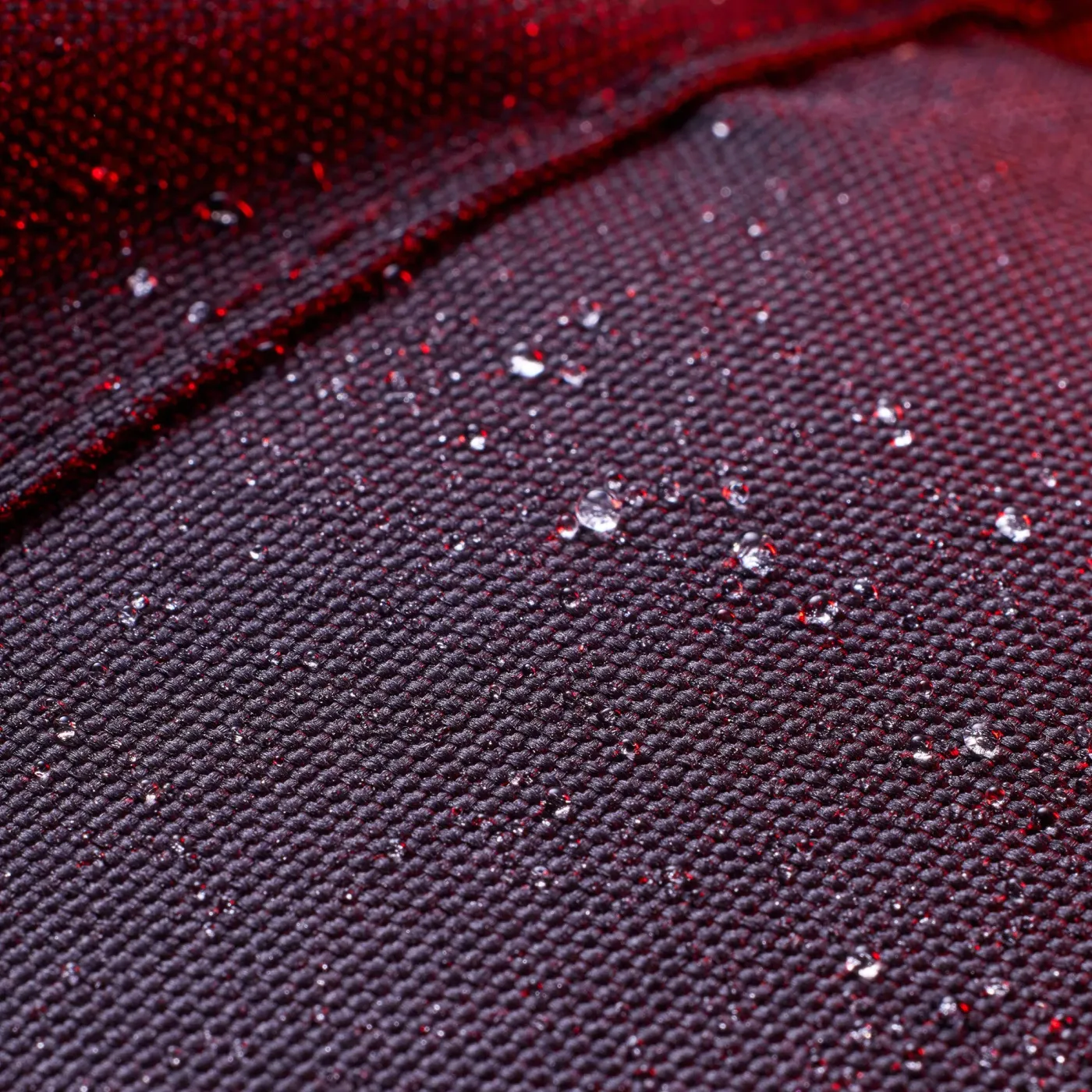 Durable backpack fabric showing weather-resistant and tear-resistant material
