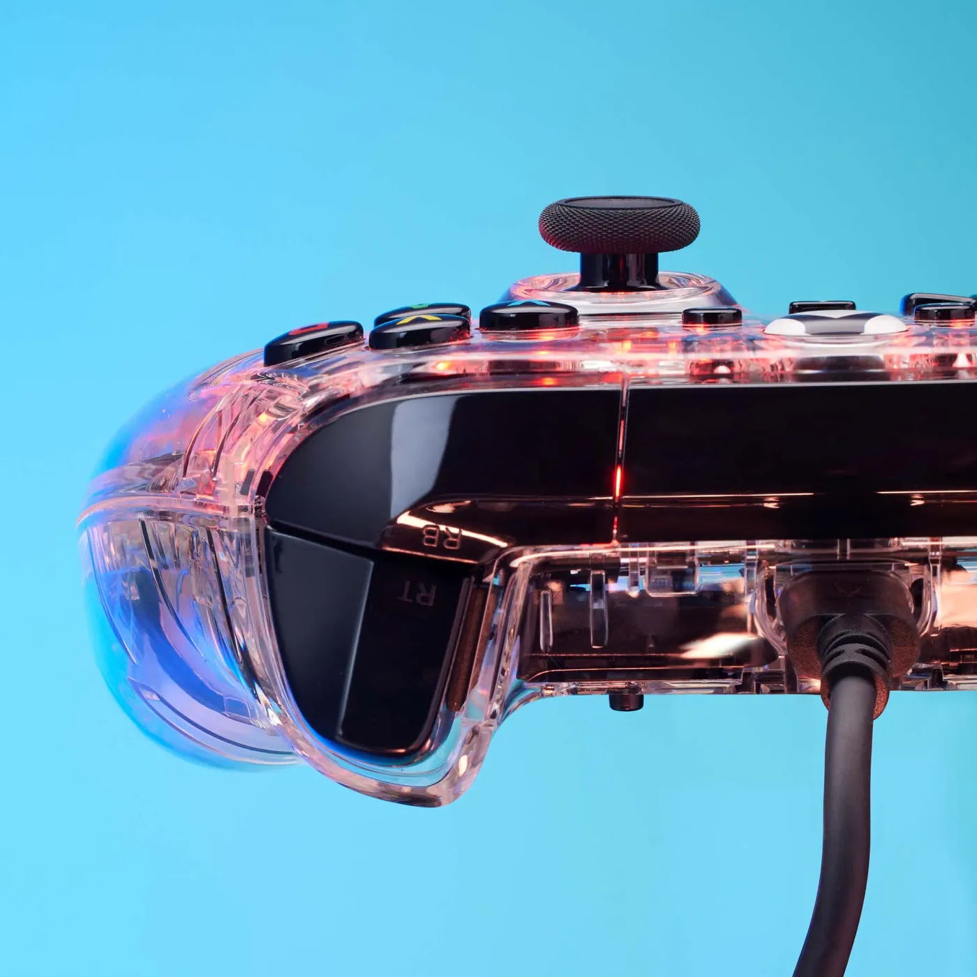 HyperX Clutch Gladiate RGB controller impulse triggers delivering variable force feedback