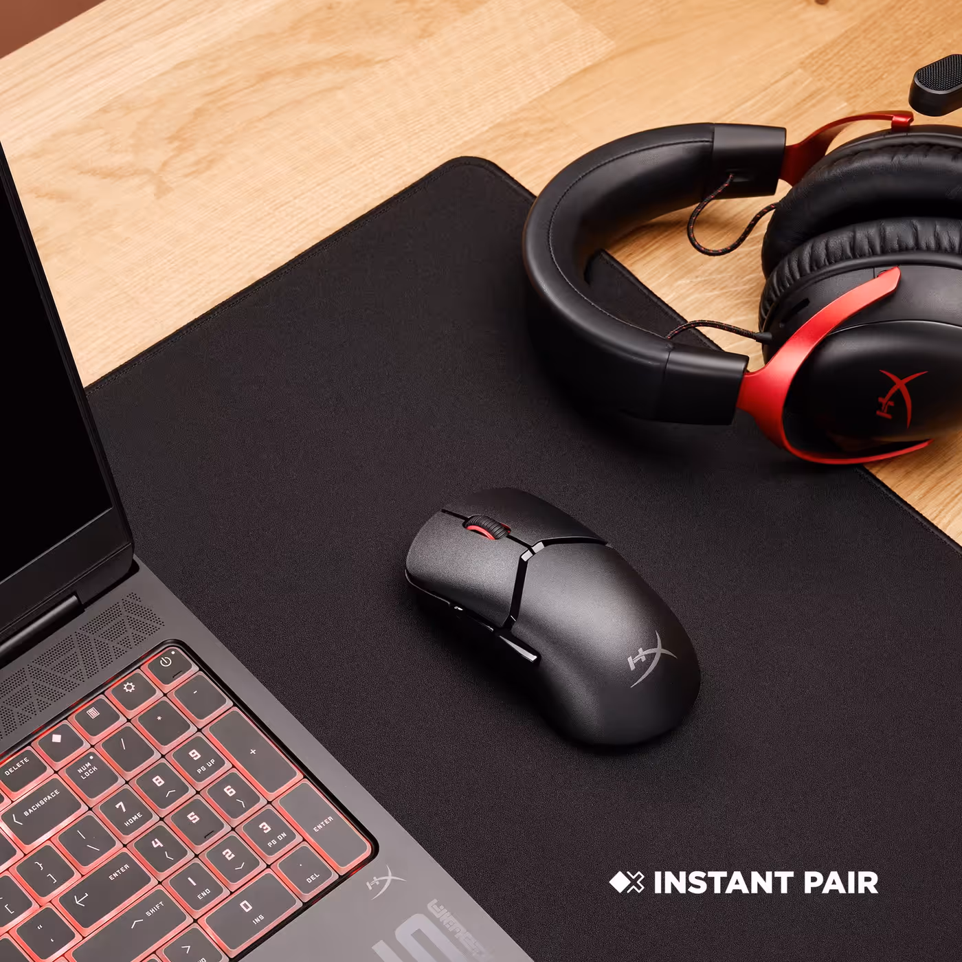Pulsefire Saga Pro demonstrating dual-mode wireless and instant pairing functionality