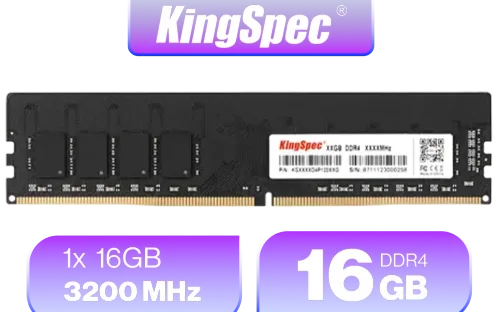 kingspec-16gb-ddr4-3200-desktop-memory - Image 1