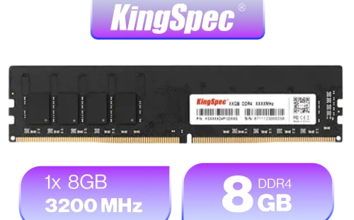 kingspec-8gb-ddr4-3200-desktop-memory - Image 1