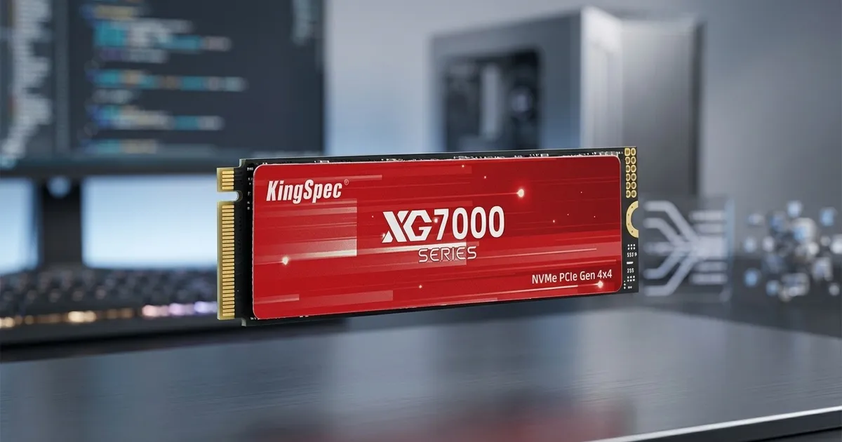 KingSpec XG7000 2TB PCIe Gen4 NVMe M.2 2280 SSD | Evetech
