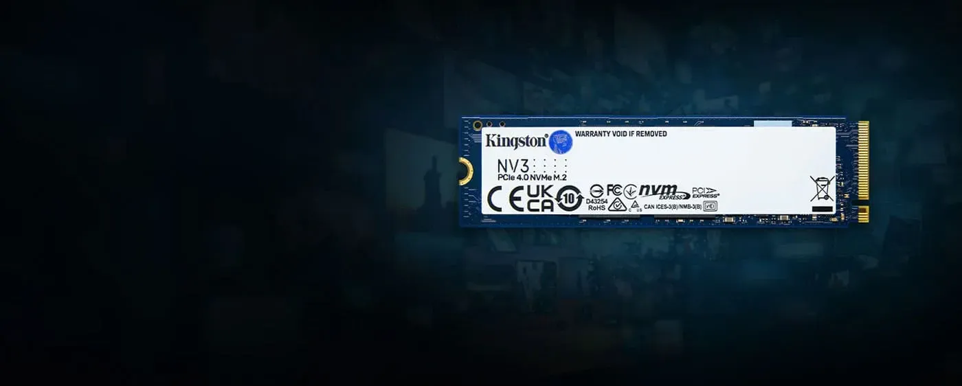 Kingston 2000G NV3 NVMe SSD with high capacity for large data storage