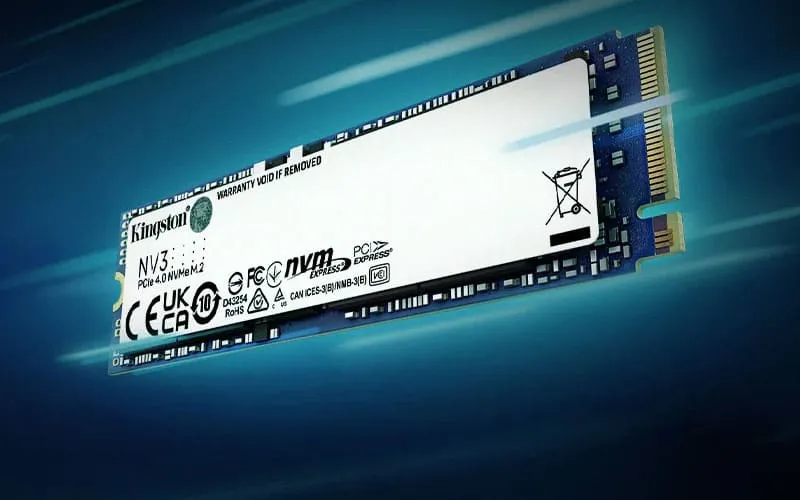 Kingston NV3 SNV3S/1000G 1TB PCIe 4.0 M.2 NVMe SSD | Evetech