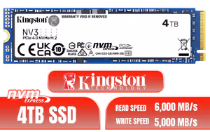 Kingston 4000G NV3 NVMe SSD - Image 1