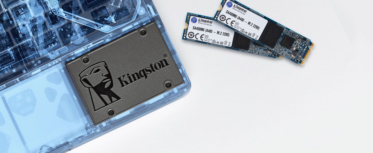 Kingston A400 SSD - Ideal for Desktops and Notebooks
