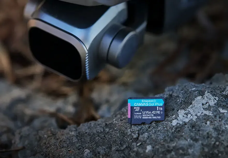 Durable Kingston Canvas Go Plus 128GB microSDXC for Drones & Action Cameras