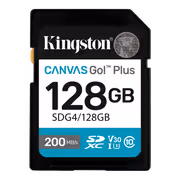 Kingston Canvas Go Plus 128GB SDXC — 200MB/s Read, 100MB/s Write - image 2