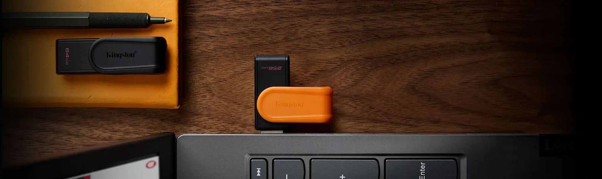 Vibrant Kingston DataTraveler Exodia S 256GB USB 3.2 flash drive for reliable storage