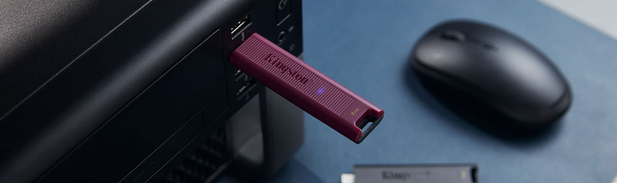 Kingston DataTraveler Max design features desktop