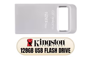 Kingston DataTraveler Micro 128GB Flash Drive - Image 1