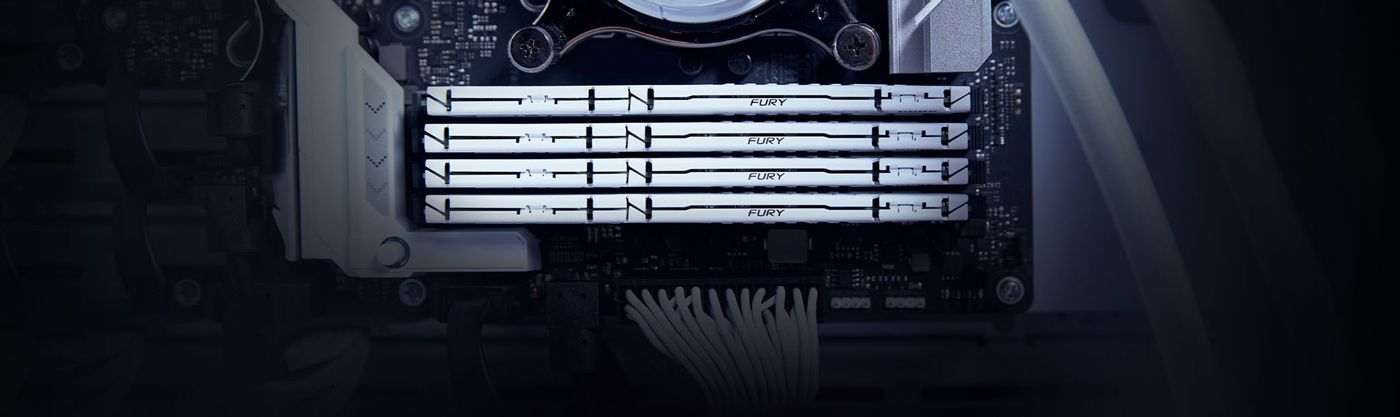 Motherboard qualification logos shown with Kingston Fury Beast DDR5 memory