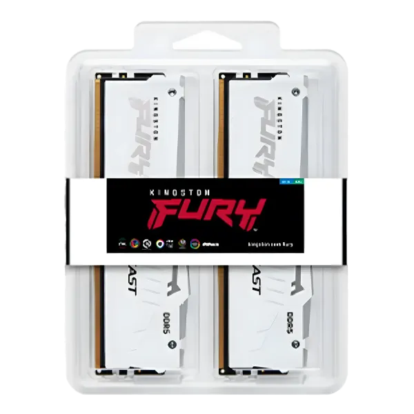 Kingston Fury Beast 32GB (2x16GB) DDR5-5200 CL36 Desktop RAM | Evetech