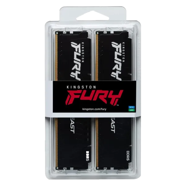 Kingston Fury Beast 64GB (2x32GB) 6000MHz DDR5 Memory Kit | Evetech