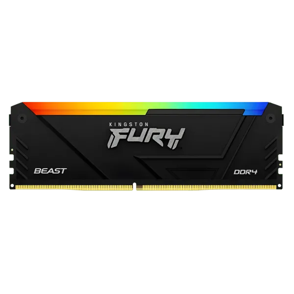 Kingston FURY Beast RGB 16GB (2x8GB) DDR4 3600 CL17 Memory | Evetech