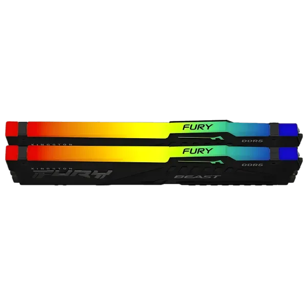 Kingston Fury Beast RGB 32GB (2x16GB) DDR5-6400 CL32 Desktop Memory